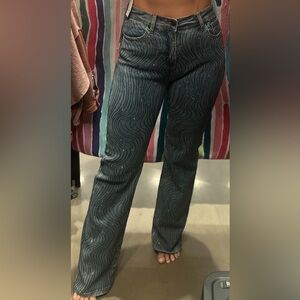 Shop Akira black diamond jeans. Size 3. Worn once.